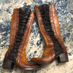 Womens leather boots